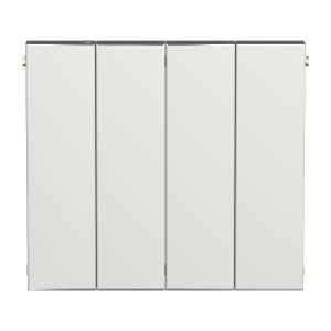 Zehnder Blok White Aluminium Designer Radiator 590 x 655mm