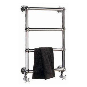 Zehnder Buckingham Chrome Traditional Towel Rail 750 x 500mm