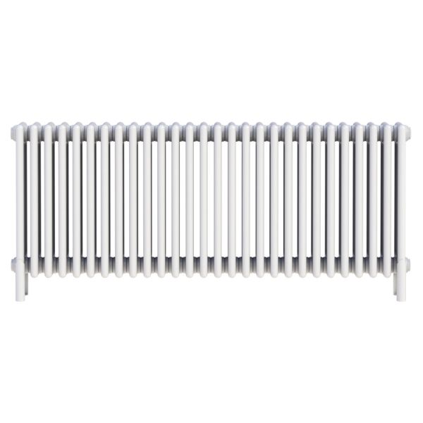 Zehnder Charleston White 4 Column Radiator with Feet 575 x 1314mm