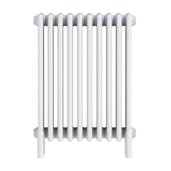 Zehnder Charleston White 4 Column Radiator with Feet 675 x 486mm