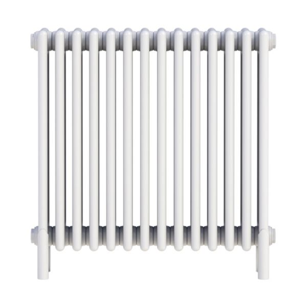 Zehnder Charleston White 4 Column Radiator with Feet 675 x 670mm