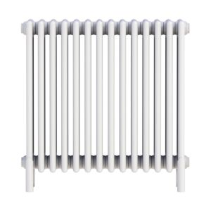 Zehnder Charleston White 4 Column Radiator with Feet 675 x 670mm