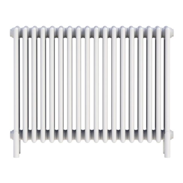 Zehnder Charleston White 4 Column Radiator with Feet 675 x 854mm