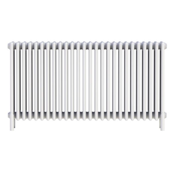 Zehnder Charleston White 4 Column Radiator with Feet 675 x 1222mm