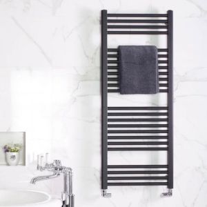 Zehnder Deline Anthracite Towel Rail 786 x 600mm