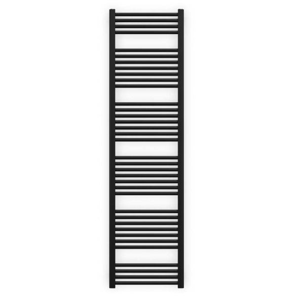 Zehnder Deline Matt Black Towel Rail 1866 x 500mm