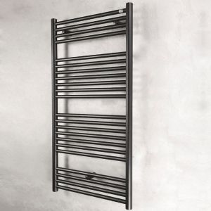 Zehnder Klaro Anthracite Towel Rail 1466 x 600mm