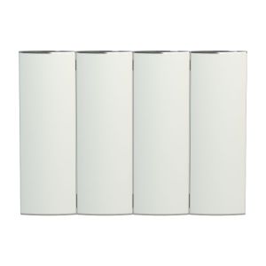 Zehnder Lissett White Aluminium Designer Radiator 590 x 804mm