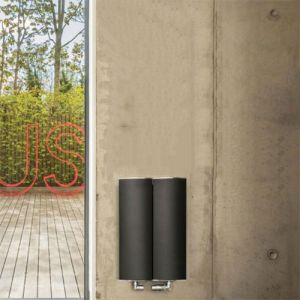 Zehnder Lissett Volcanic Aluminium Designer Radiator 590 x 401mm