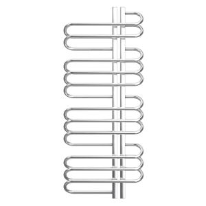 Zehnder Orbit Left Hand Stainless Steel Designer Towel Rail 1200 x 500mm