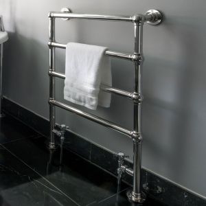 Zehnder Osbourne Chrome Traditional Towel Rail 850 x 600mm