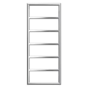 Zehnder Pera Stainless Steel Designer Towel Rail 1200 x 500mm