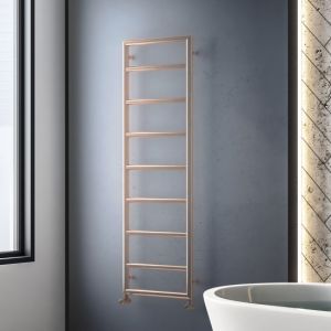 Zehnder Pera Brushed Bronze Designer Towel Rail 1500 x 500mm