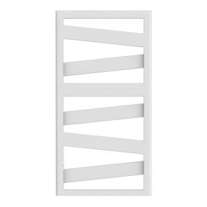 Zehnder Ribbon White Designer Towel Rail 965 x 500mm