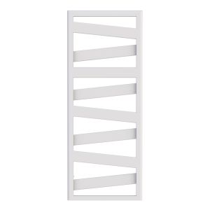 Zehnder Ribbon White Designer Towel Rail 1266 x 500mm