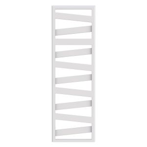 Zehnder Ribbon White Designer Towel Rail 1567 x 500mm