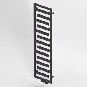 Zehnder Tetris Matt Black Designer Towel Rail 1460 x 500mm