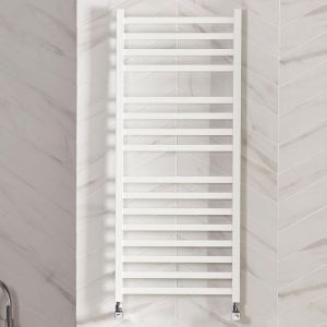 Zehnder Vision White Towel Rail 1176 x 600mm