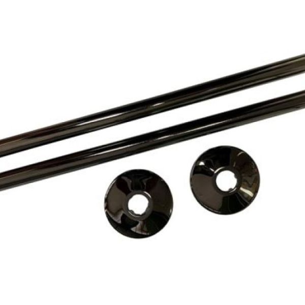 Zehnder Nickel Nero Pipe Kit 300mm