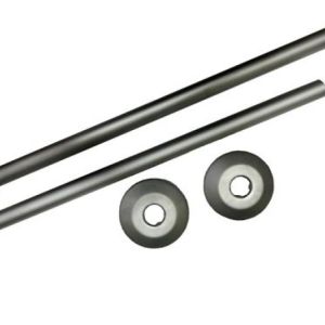 Zehnder Satin Chrome Pipe Kit 300mm