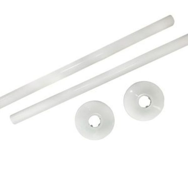 Zehnder White Pipe Kit 300mm